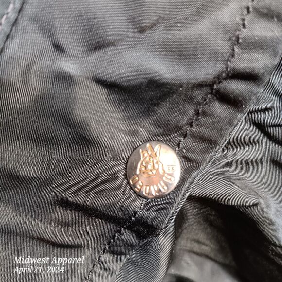 Vintage MA1 Black Flight Jacket‎ Reversible Orange Lining Camel Ciggarettes - Picture 4 of 16